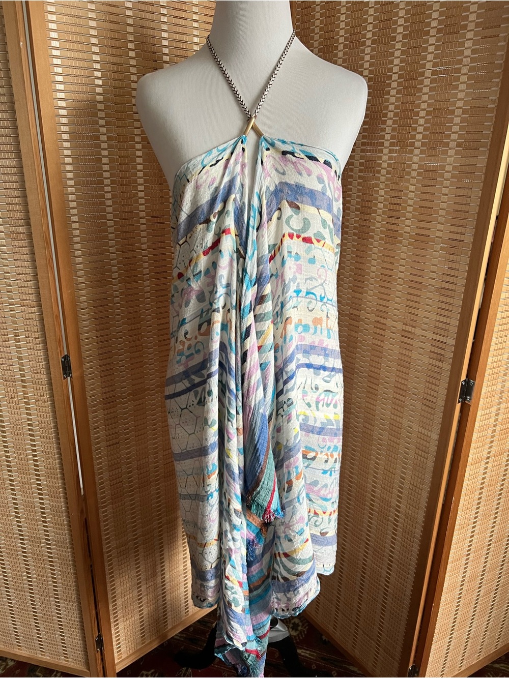Pool to Party Maxi Halter Sundress Coverup